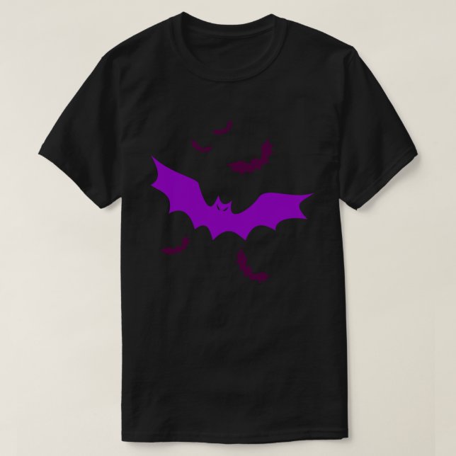 Goth Vampire Bats T-Shirt (Design vorne)