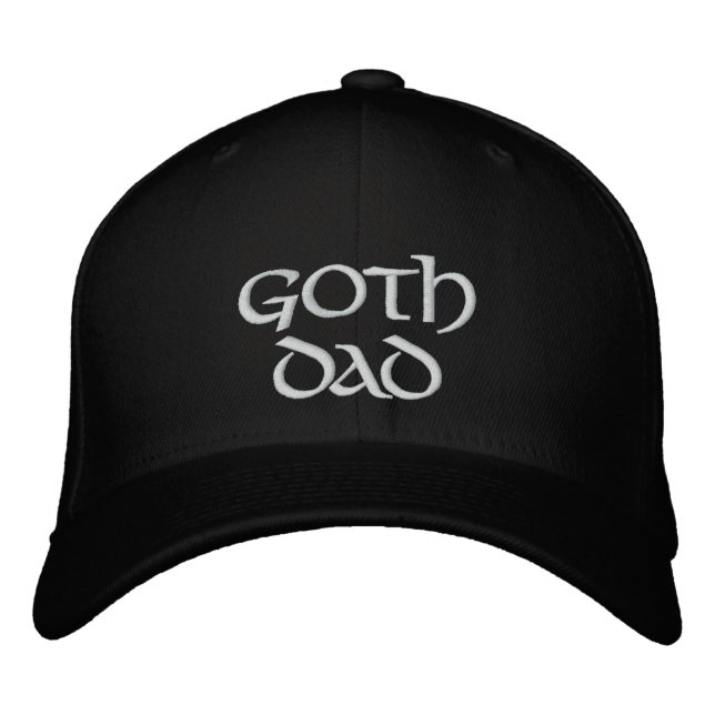 GOTH VATER BESTICKTE BASEBALLKAPPE (Vorderseite)