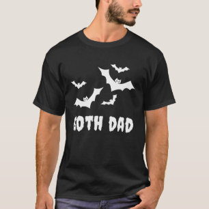 Goth Vater Gothic Spooky Bats Vatertag Hallowee T-Shirt