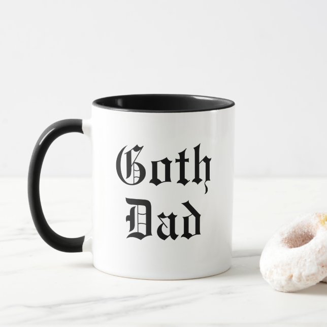 Goth Vater Tasse (Mit Donut)