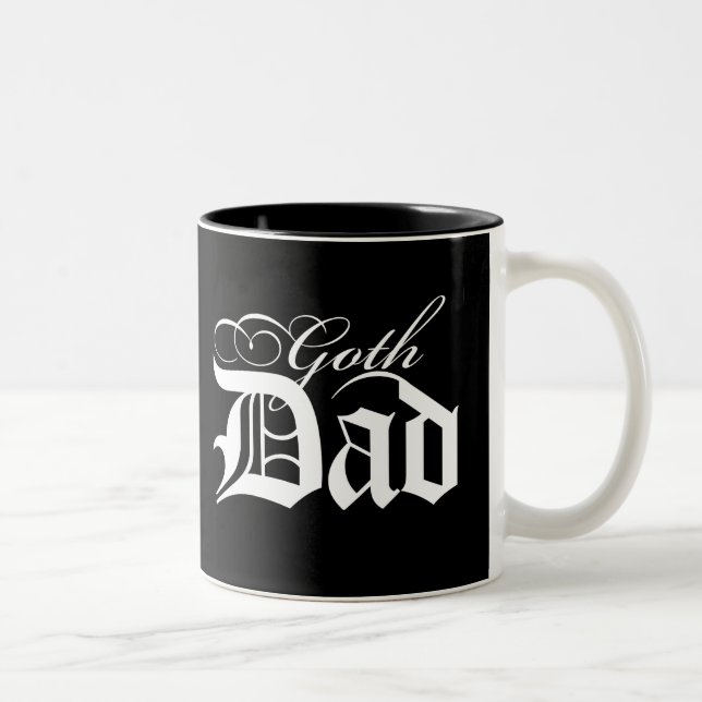 Goth Vater-Tasse 2 Zweifarbige Tasse (Rechts)