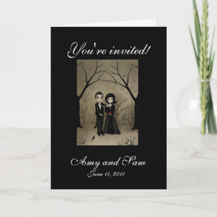 Goth Wedding Einladung