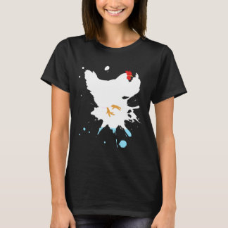 Goth White Chicken T-Shirt