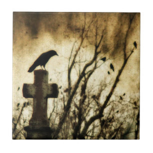 Goth Zuhause Art Fliese