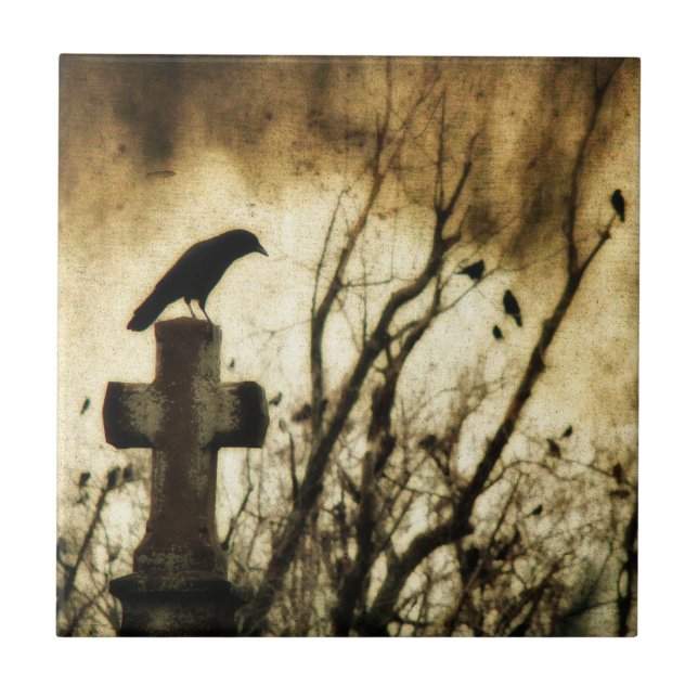 Goth Zuhause Art Fliese (Vorderseite)