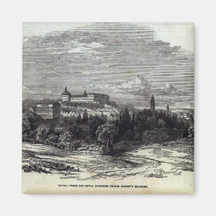 Gotha, graviert von W.J. Linton Magnet