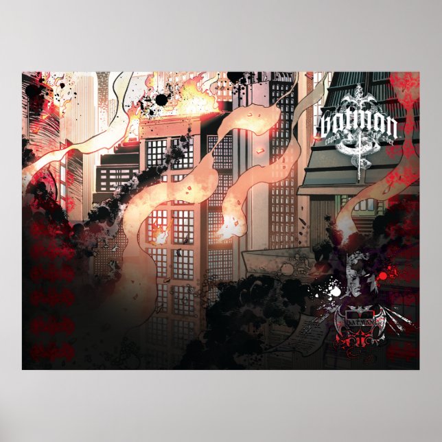 Gotham Burning Poster (Vorne)
