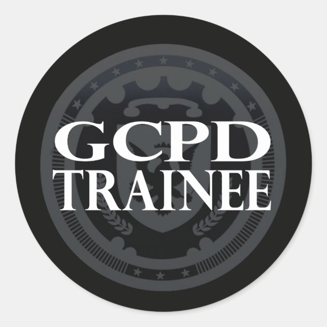 Gotham City Police Department Trainee Stickers (Vorderseite)