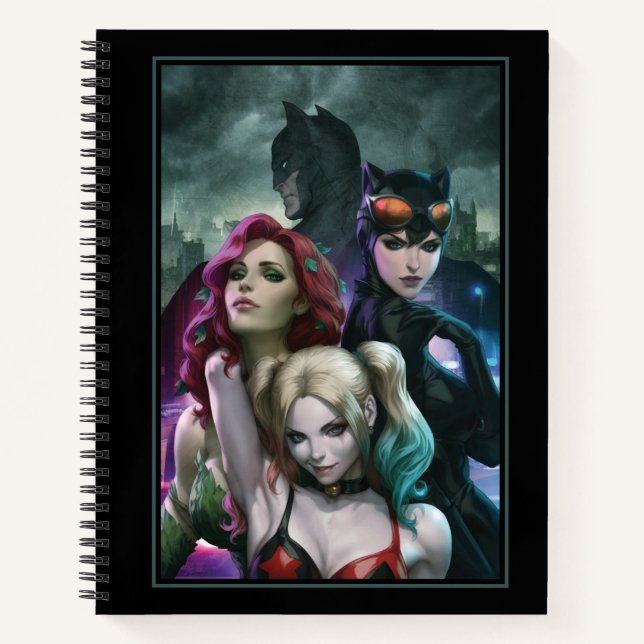 Gotham City Sirens #1000 Comic Cover Variant Notizbuch (Vorderseite)