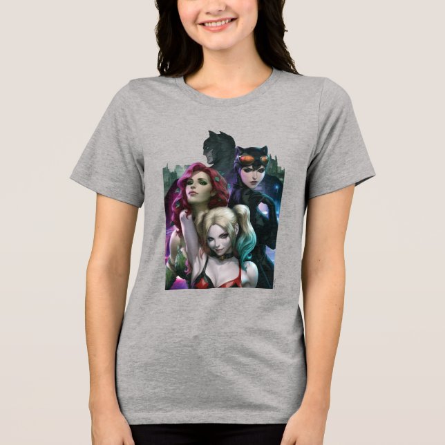 Gotham City Sirens #1000 Comic Cover Variant Tri-Blend Shirt (Vorderseite)