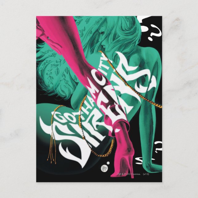 Gotham City Sirens Cv3 r2 Postkarte (Vorderseite)