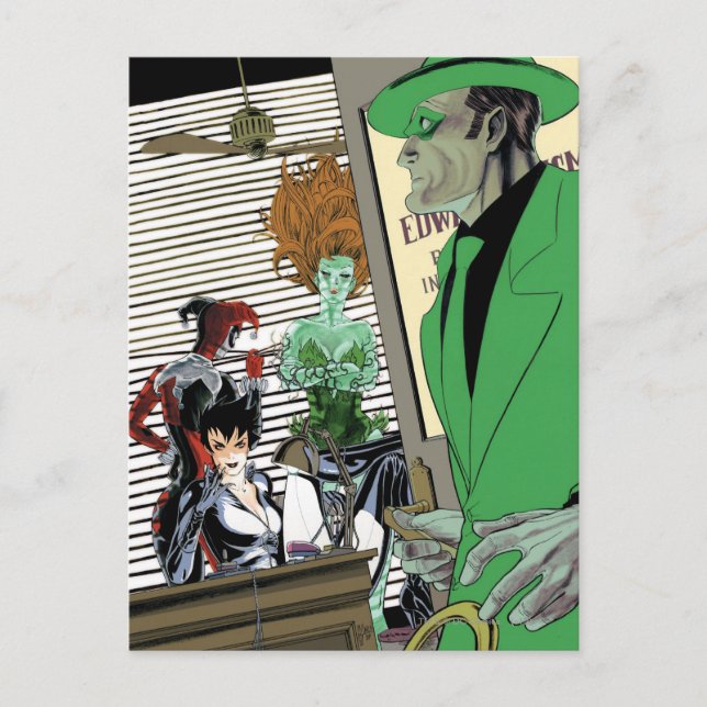 Gotham City Sirens Cv9 Postkarte (Vorderseite)