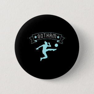Gotham Fußball Fan Unterstützung Stadion Zeigen Si Button