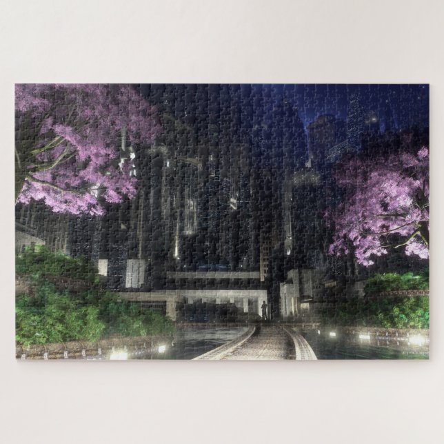Gotham Garden (Frühjahr) Deluxe Puzzle (Horizontal)
