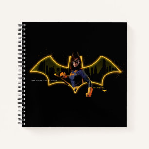 Gotham Knights Batgirl im Logo Notizbuch