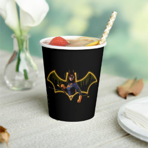 Gotham Knights Batgirl im Logo Pappbecher