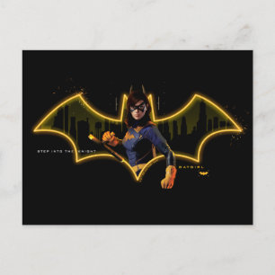 Gotham Knights Batgirl im Logo Postkarte