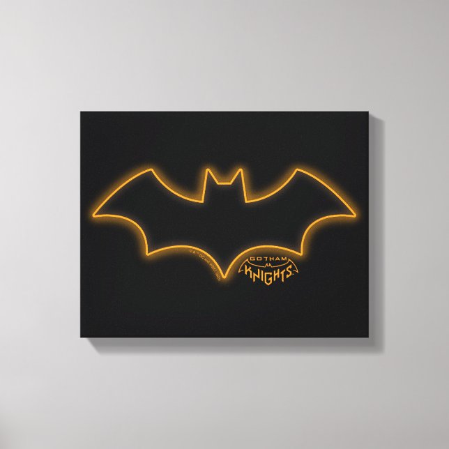 Gotham Knights Batgirl-Logo Leinwanddruck (Vorderseite)