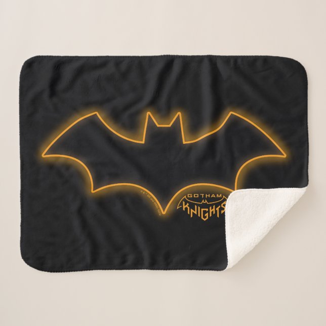 Gotham Knights Batgirl-Logo Sherpadecke (Vorderseite (Horizontal))