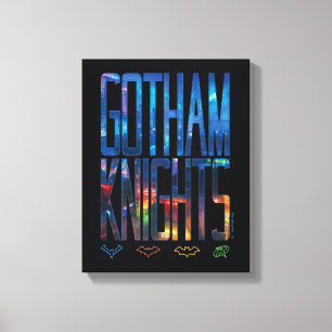 Gotham Knights City Letting Leinwanddruck
