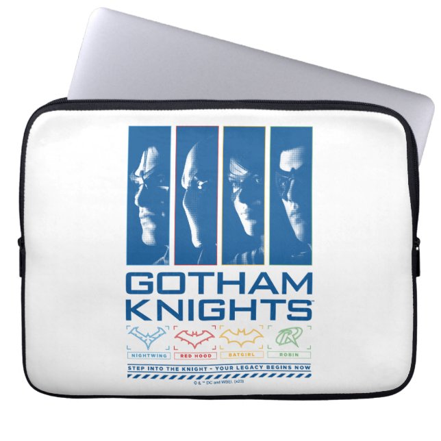 Gotham Knights Face Panels Laptopschutzhülle (Vorderseite)