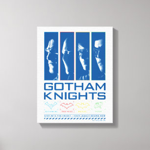 Gotham Knights Face Panels Leinwanddruck