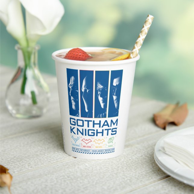Gotham Knights Face Panels Pappbecher (In Situ)