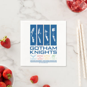 Gotham Knights Face Panels Serviette