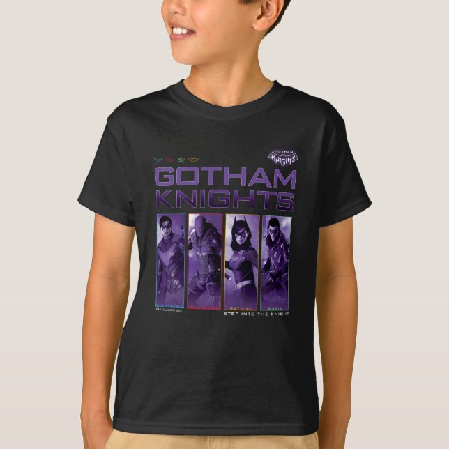 Gotham Knights Hero Panels T-Shirt (Vorderseite)