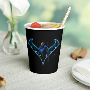 Gotham Knights Nachts in Logos Pappbecher