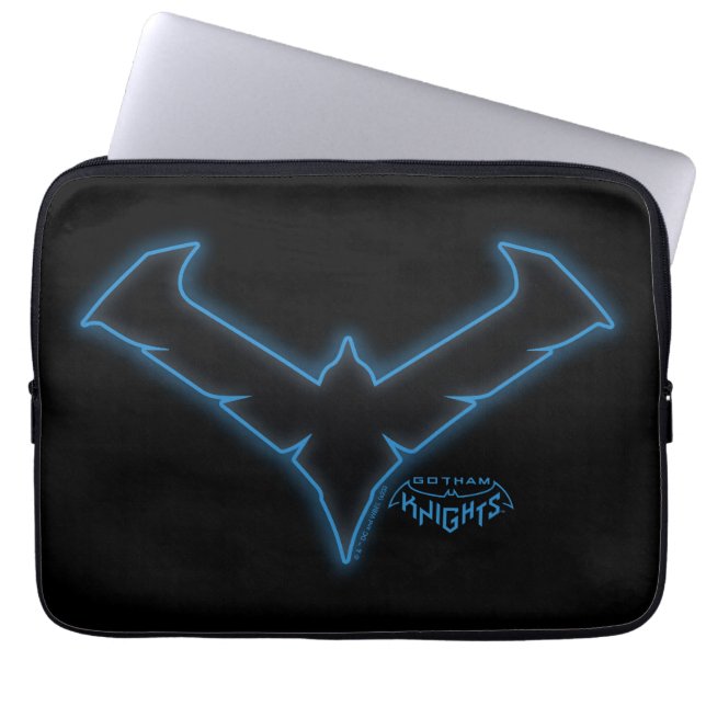 Gotham Knights-Nachts-Logo Laptopschutzhülle (Vorderseite)