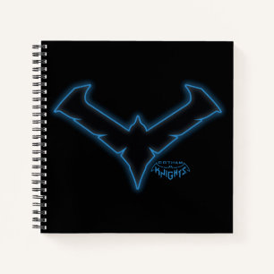 Gotham Knights-Nachts-Logo Notizbuch