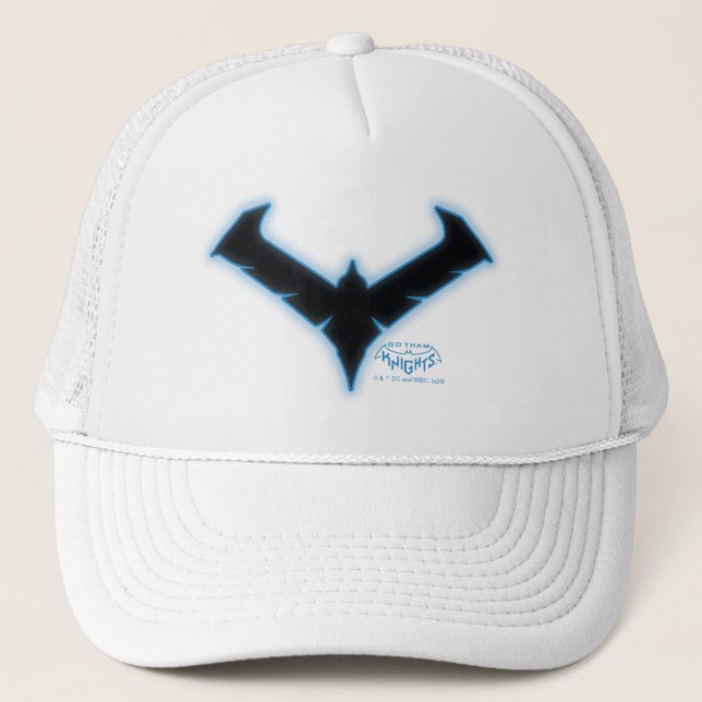Gotham Knights-Nachts-Logo Truckerkappe (Vorderseite)
