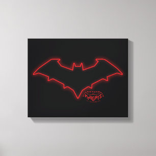 Gotham Knights Red Hood Logo Leinwanddruck