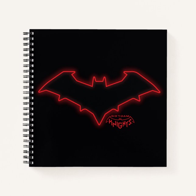 Gotham Knights Red Hood Logo Notizbuch (Vorderseite)