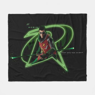 Gotham Knights Robin-Logo Fleecedecke