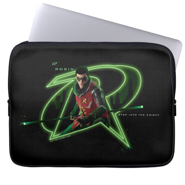 Gotham Knights Robin-Logo Laptopschutzhülle (Vorderseite)