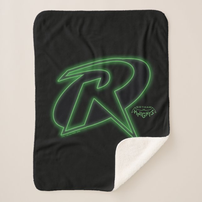 Gotham Knights Robin Logo Sherpadecke (Vorderseite)