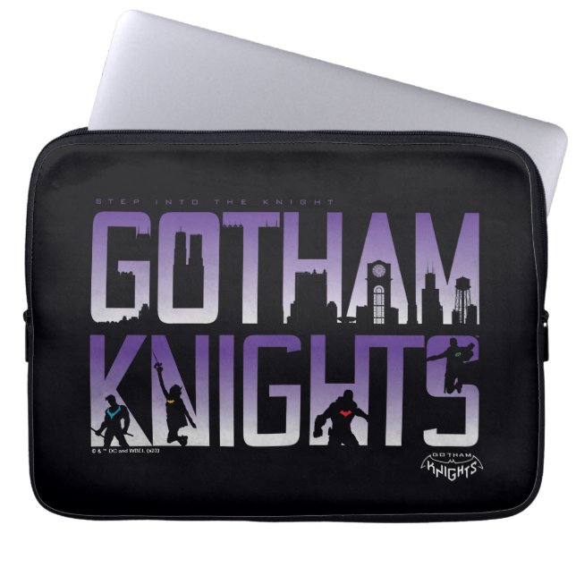 Gotham Knights-Silhouetten Laptopschutzhülle (Vorderseite)