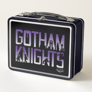 Gotham Knights-Silhouetten Metall Brotdose
