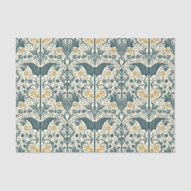 Gothard Flight Tissue Paper - Dunkle Flora Seidenpapier (Vorderseite)