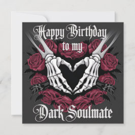 Gothday Design für Ihre dunkle Seelenverwandte Karte