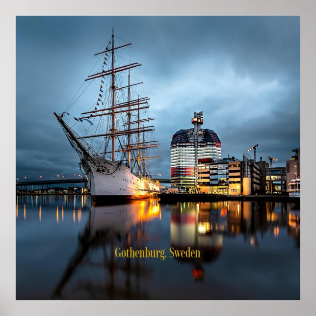 Gothenburg, Sweden Port Poster (Vorne)
