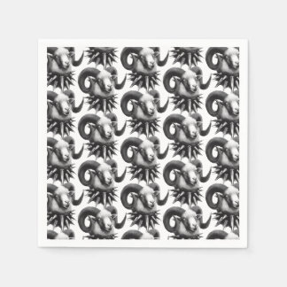 Gothgoat Originalkunst von Missmultifairy Serviette