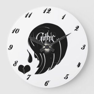 Gothic 2 Clock Große Wanduhr