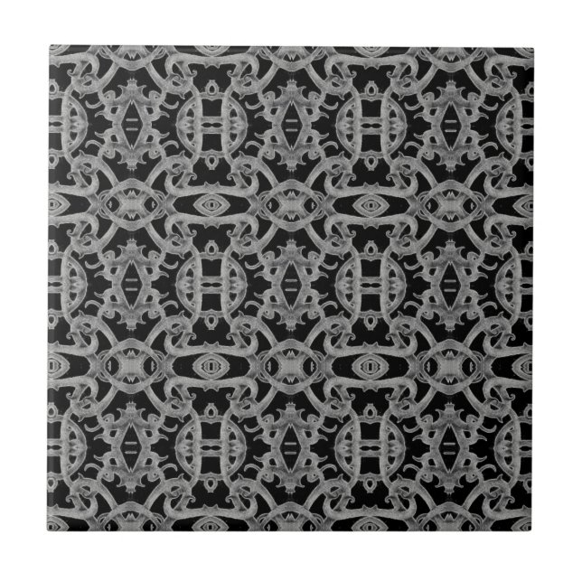 GOTHIC 4.25x4.25 Keramik Tile Fliese (Vorderseite)
