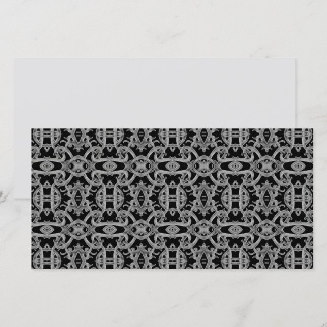GOTHIC 8x4 Flachkarte / Querformat Karte (Vorne/Hinten)