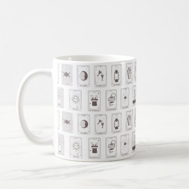 Gothic Aesthetic Tarot Card Tasse (Links)