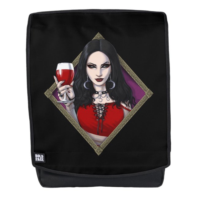 Gothic Alien Witch Rucksack (Vorderseite)