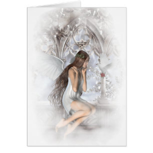 Gothic Angel und ihre Dove Vignette